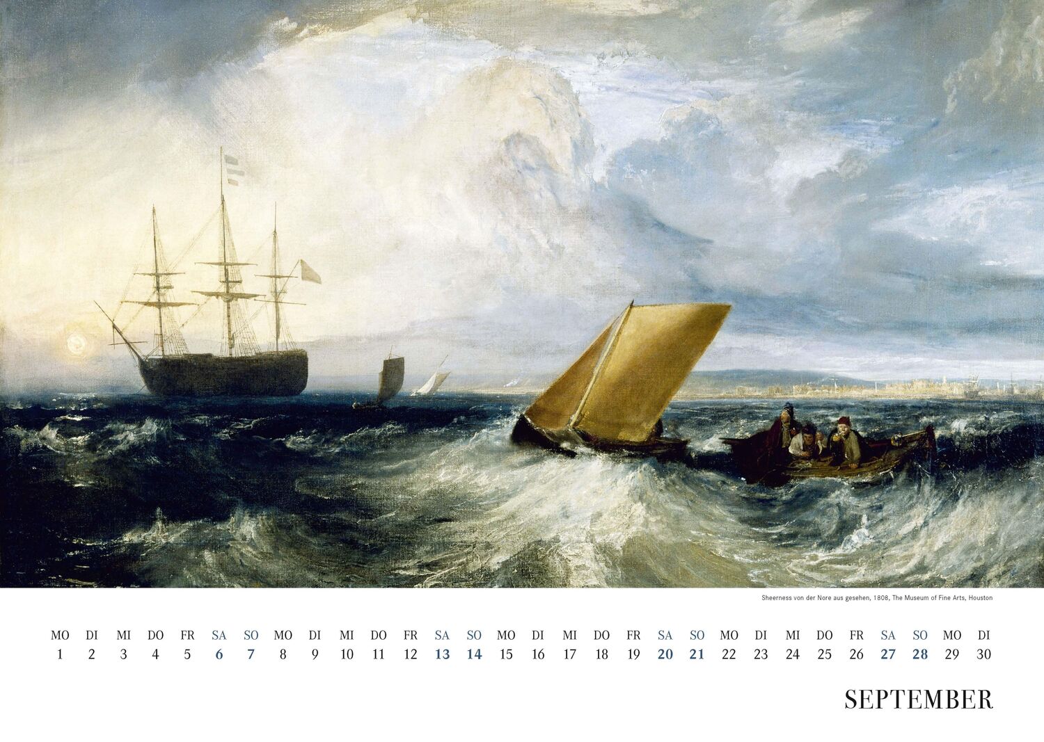 Bild: 9783968491615 | William Turner. Wandkalender 2025 | Seestücke. | Turner William | 2025