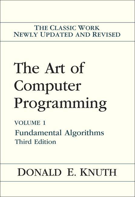 Cover: 9780201896831 | The Art of Computer Programming 1. Fundamental Algorithms | Knuth