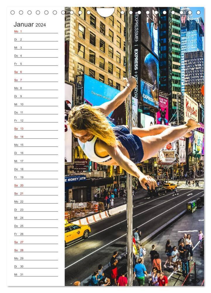 Bild: 9783383217777 | Poledance auf New Yorks Straßen (Wandkalender 2024 DIN A4 hoch),...