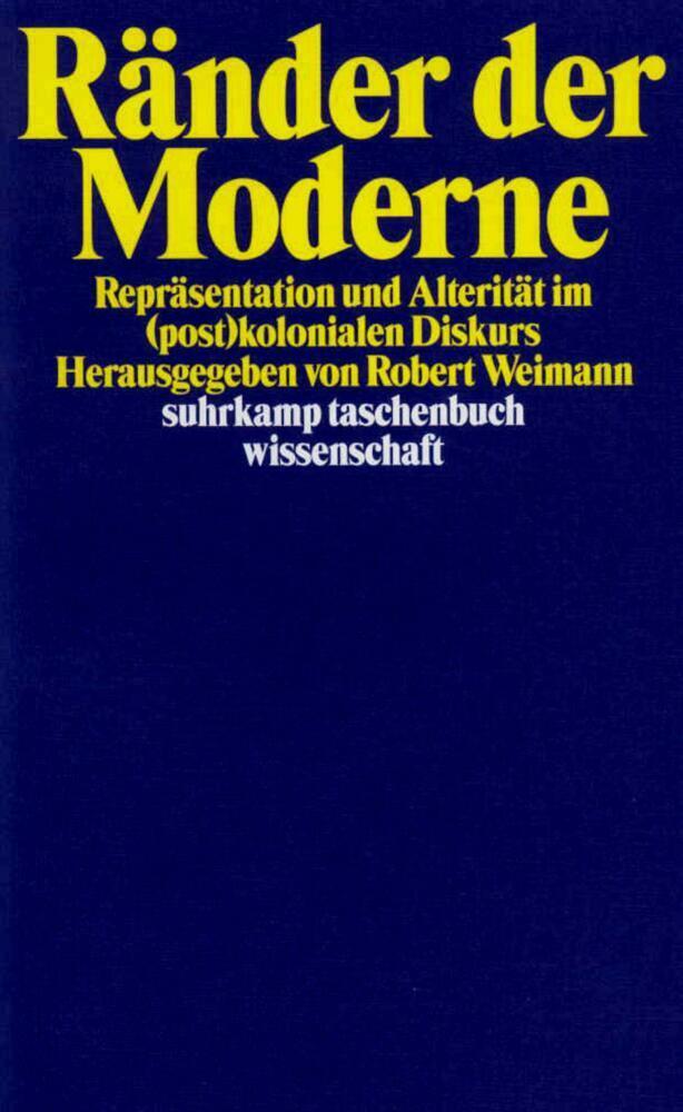Cover: 9783518289112 | Ränder der Moderne | Robert Weimann | Taschenbuch | Suhrkamp