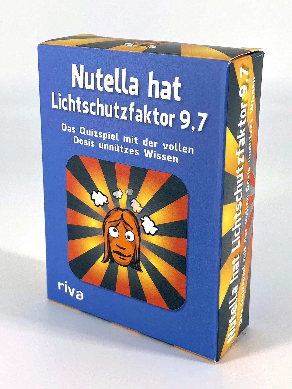 Bild: 9783742310460 | Nutella hat Lichtschutzfaktor 9,7 - Das Quizspiel mit der vollen...
