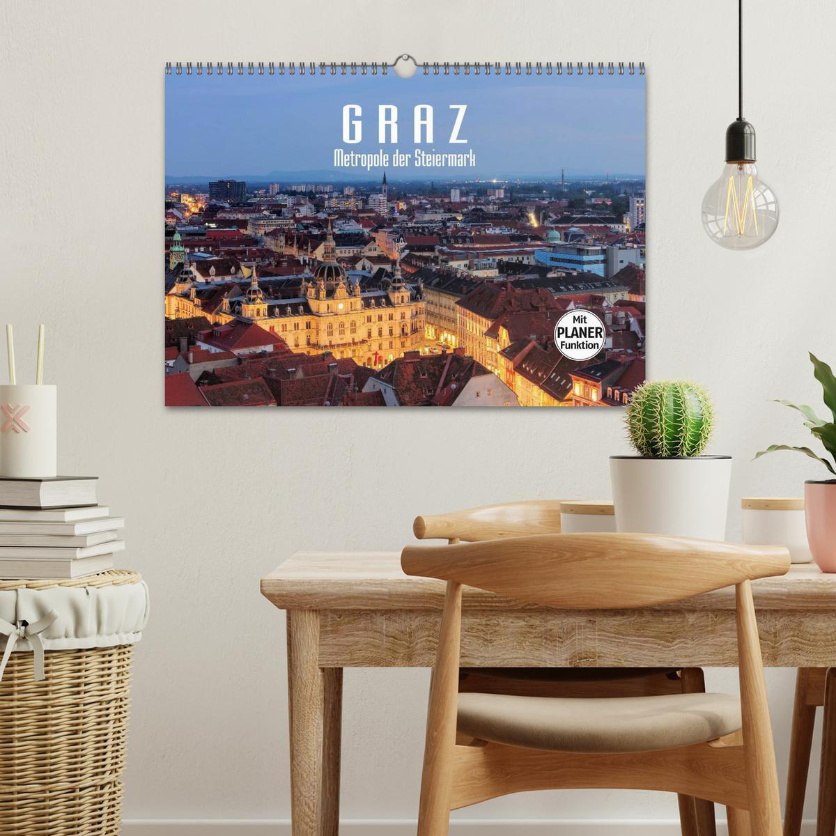 Bild: 9783435524471 | Graz - Metropole der Steiermark (Wandkalender 2025 DIN A3 quer),...