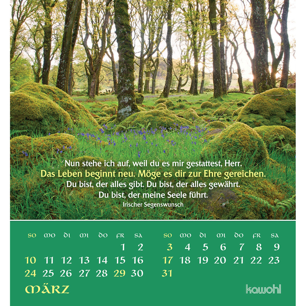 Bild: 9783754881545 | Tiefen Frieden wünsche ich dir 2024 | Kalender | 14 S. | Deutsch