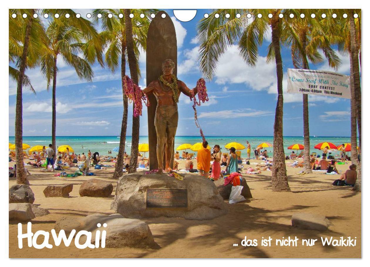 Cover: 9783383439452 | Hawaii ¿ das ist nicht nur Waikiki (Wandkalender 2024 DIN A4 quer),...