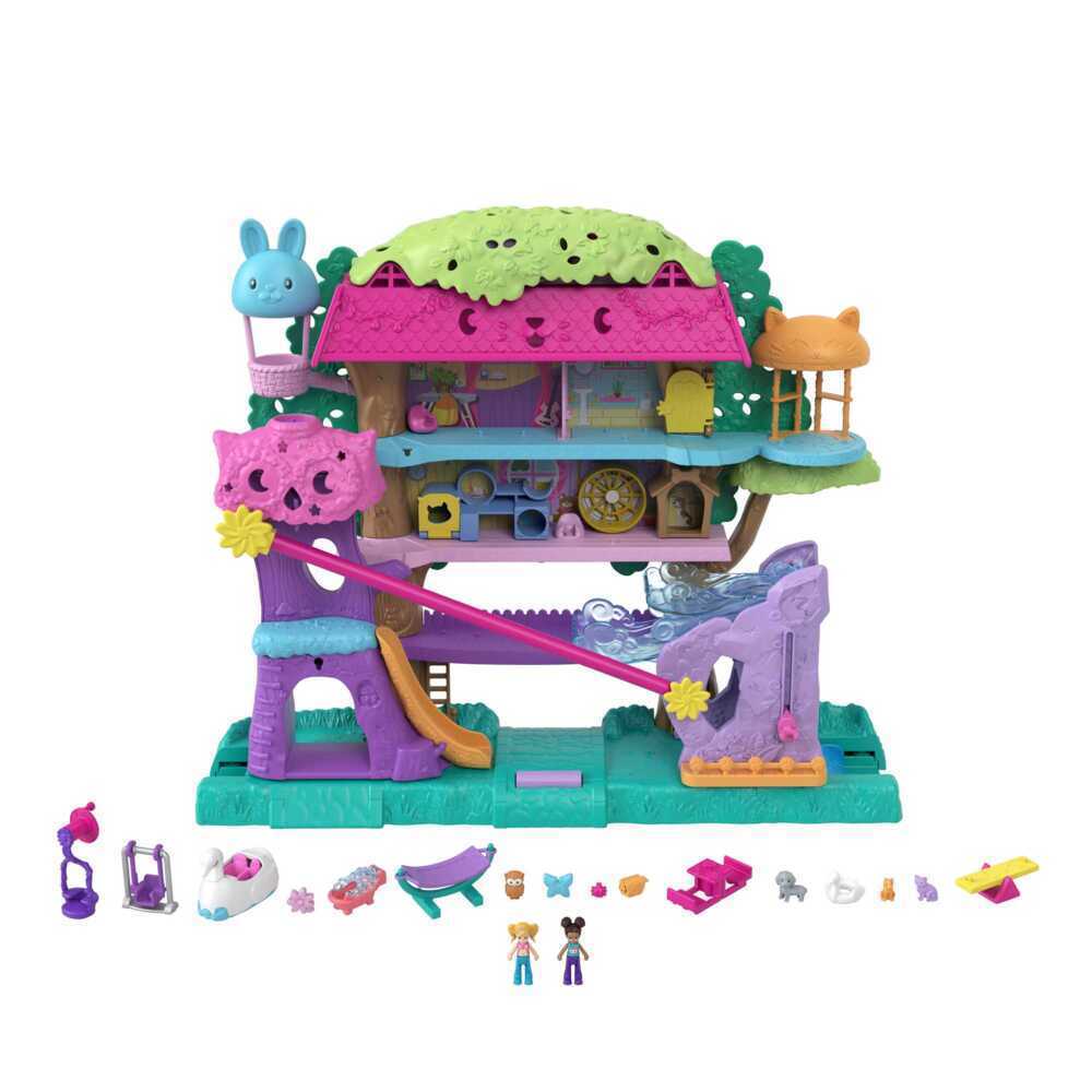Cover: 194735068272 | Polly Pocket Pollyville Tierparty Baumhaus | Stück | Offene Verpackung