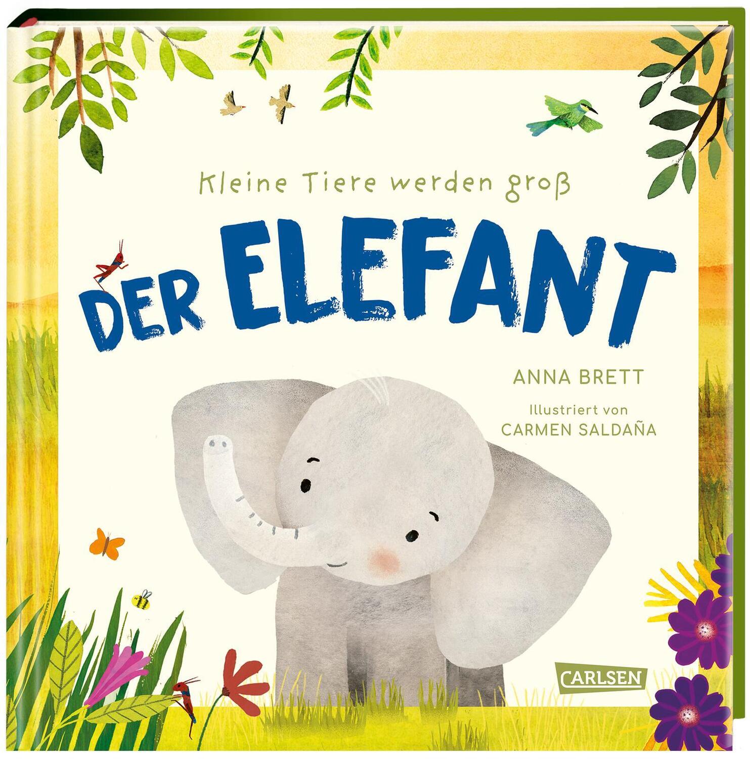 Cover: 9783551254979 | Kleine Tiere werden groß - Der Elefant | Anna Brett | Buch | Deutsch