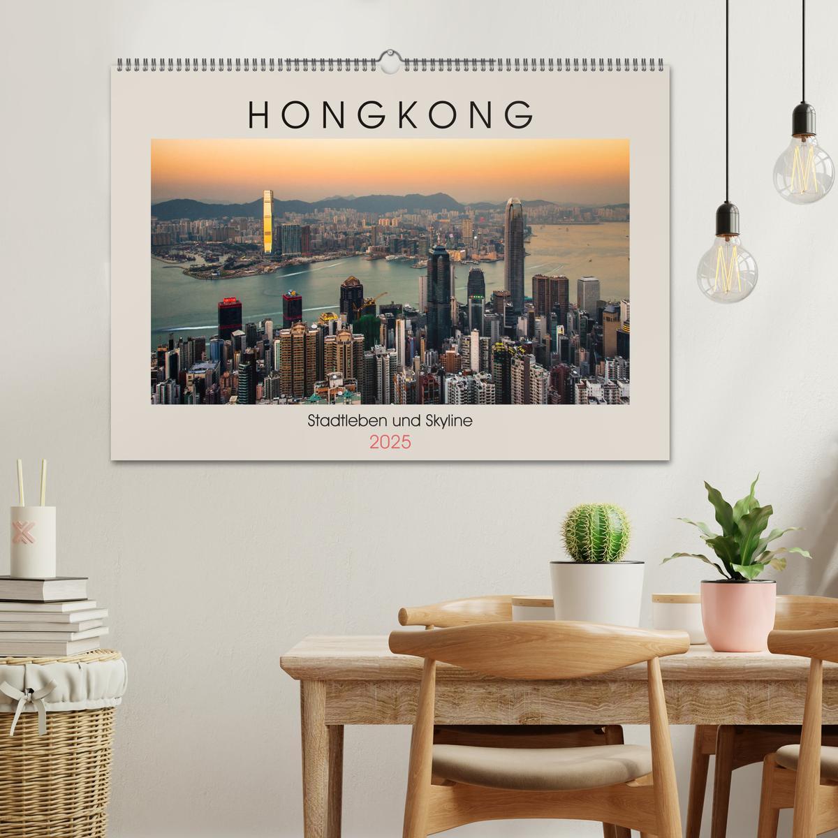 Bild: 9783435445691 | HONGKONG Skyline und Stadtleben (Wandkalender 2025 DIN A2 quer),...