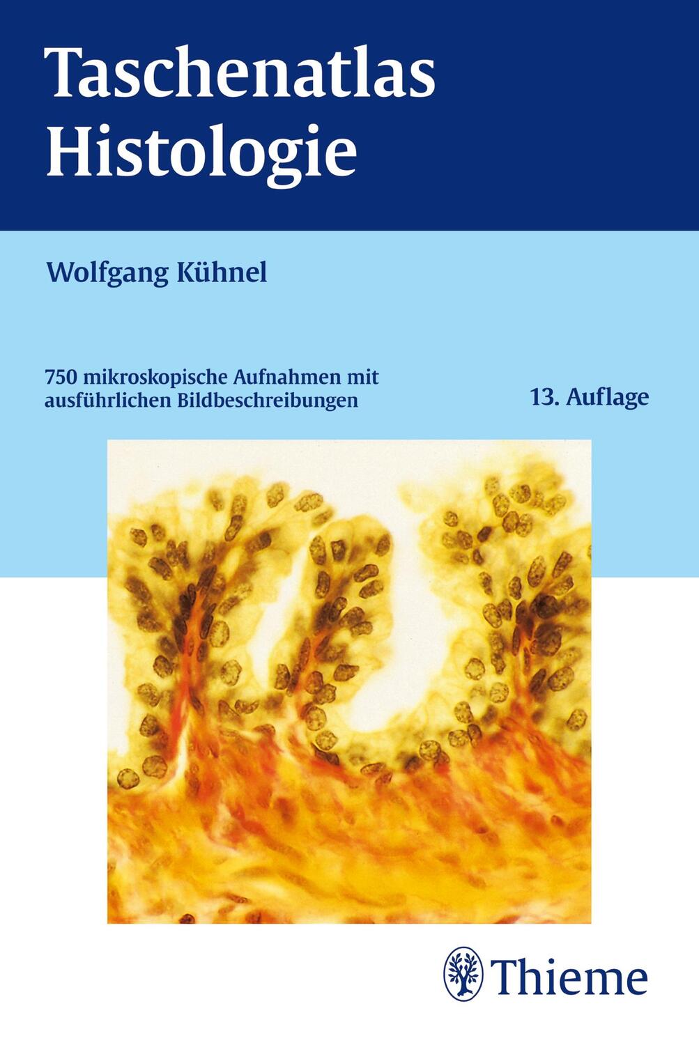 Cover: 9783133486132 | Taschenatlas Histologie | Wolfgang Kühnel | Taschenbuch | Deutsch