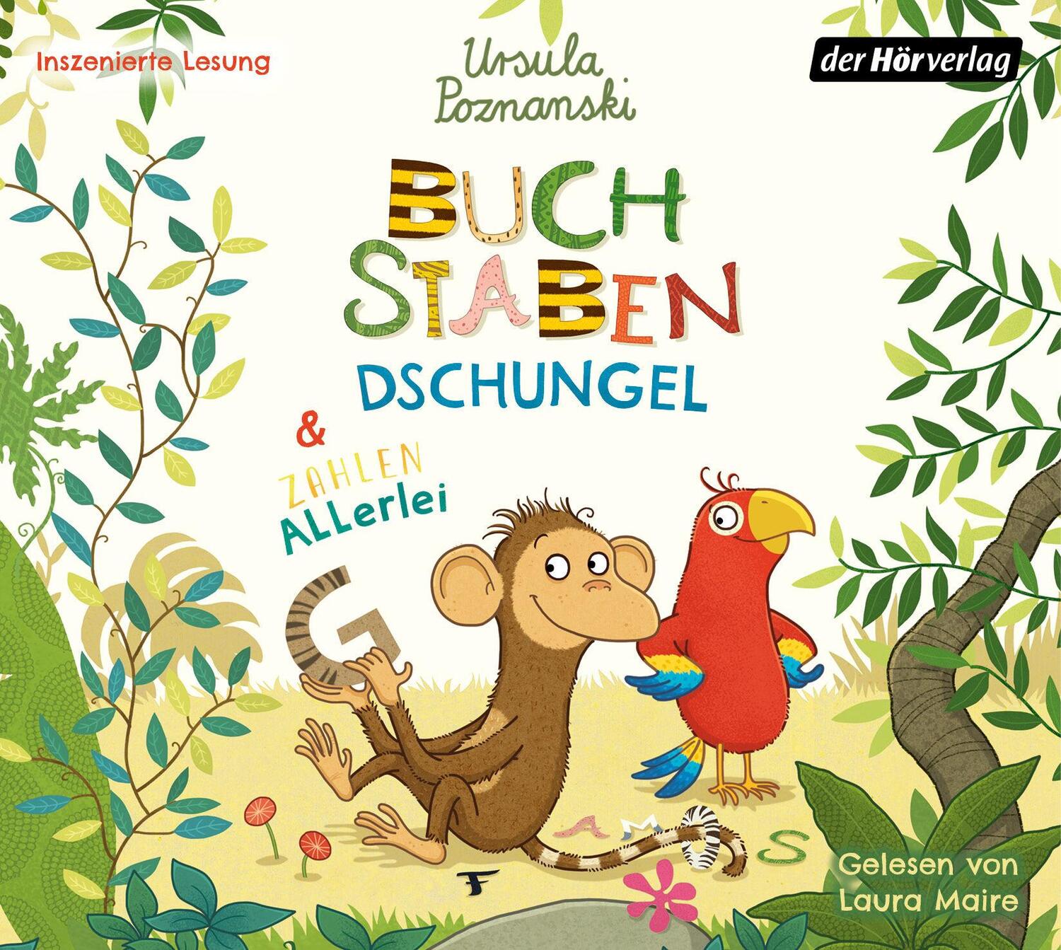 Bild: 9783844551334 | Buchstabendschungel &amp; Zahlenallerlei | Ursula Poznanski | Audio-CD