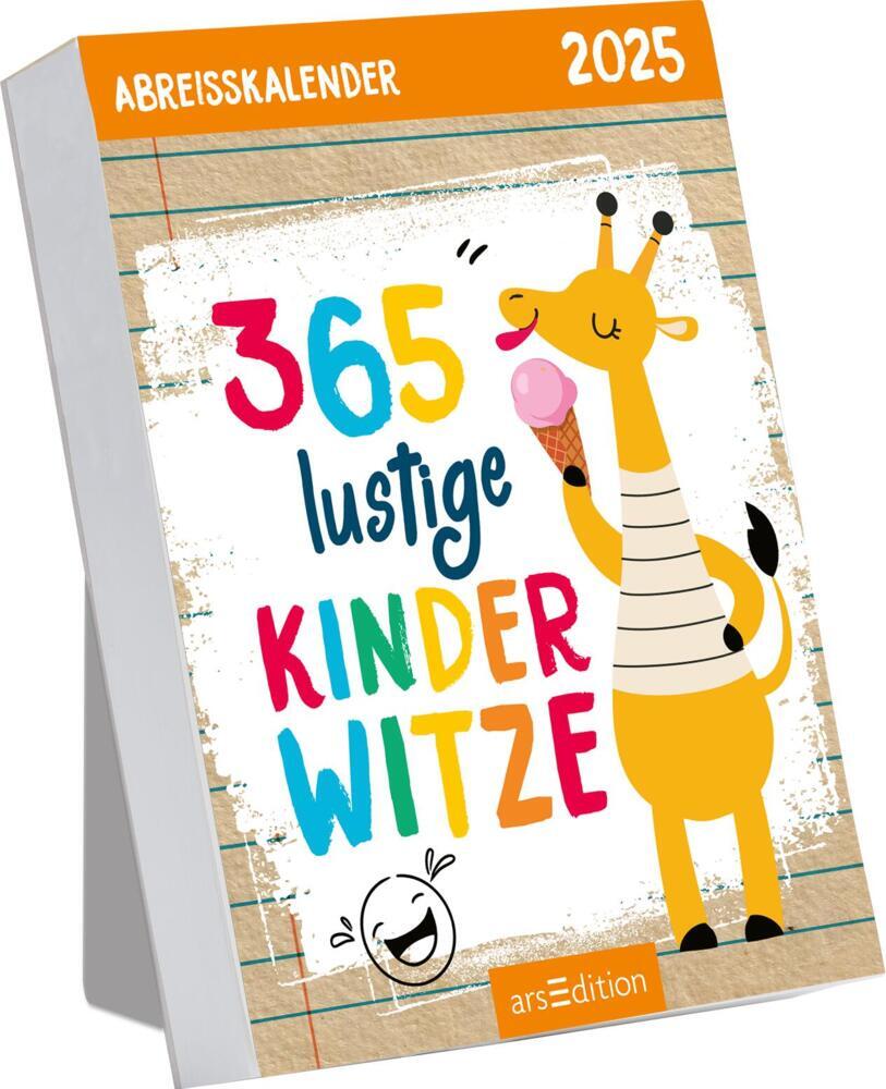 Cover: 4014489133612 | Abreißkalender 365 lustige Kinderwitze 2025 | Kalender | 640 S. | 2025