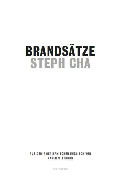 Bild: 9783747201152 | Brandsätze | Roman | Steph Cha | Buch | 336 S. | Deutsch | 2020
