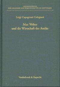 Cover: 9783525825310 | Max Weber und die Wirtschaft der Antike | Luigi Capogrossi Colognesi