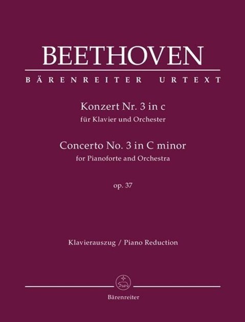 Cover: 9790006523016 | Konzert Nr. 3 in c für Klavier und Orchester op. 37 | Beethoven | Buch