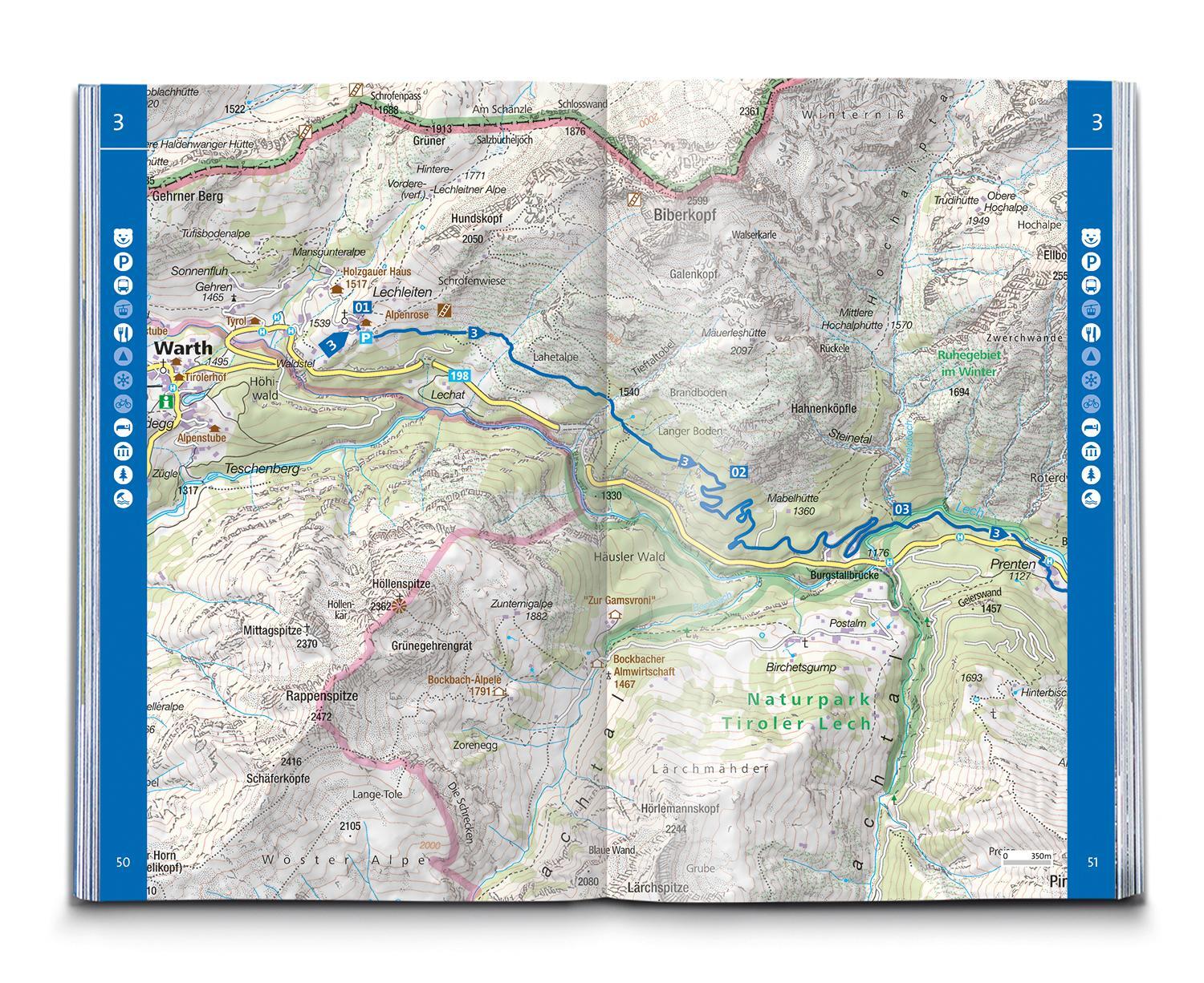 Bild: 9783991213376 | KOMPASS Wanderführer Lechweg mit Lechschleifen, 16 Touren und Etappen