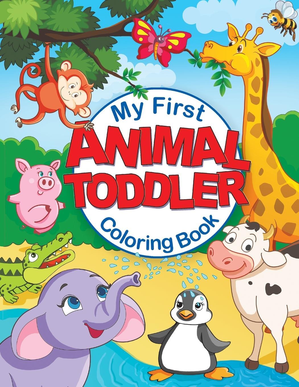 Cover: 9781910677599 | My First Animal Toddler Coloring Book | Feel Happy Books | Taschenbuch