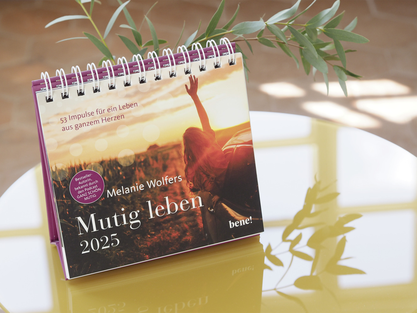 Bild: 4251693903833 | Wochenkalender 2025: Mutig leben | Melanie Wolfers | Kalender | 108 S.