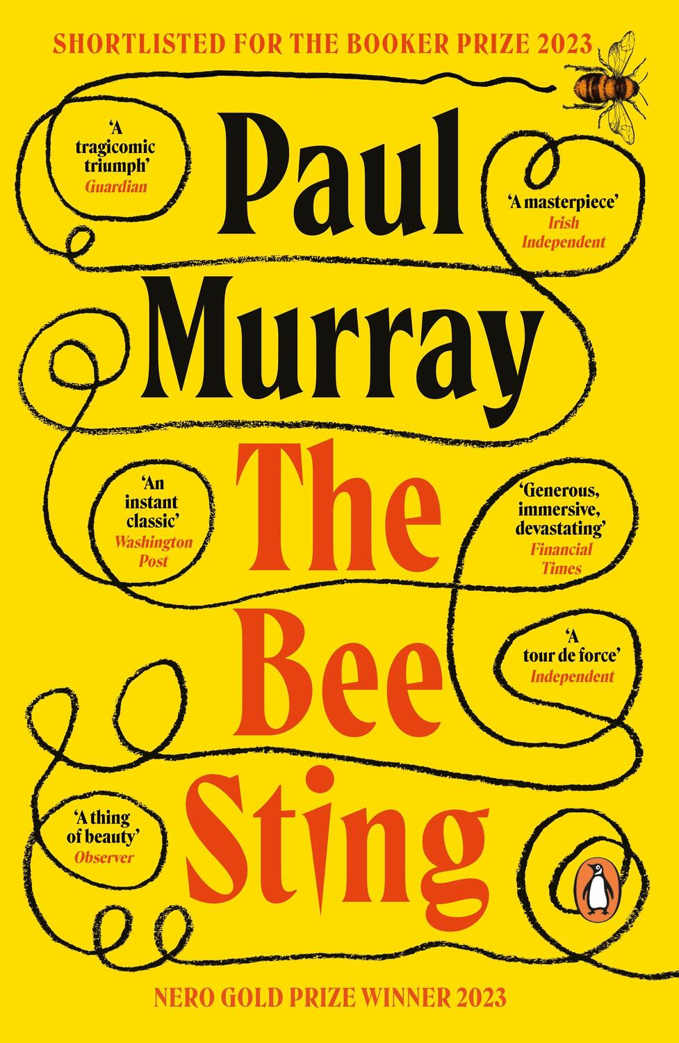Cover: 9780241984406 | The Bee Sting | Shortlisted for the Booker Prize 2023 | Paul Murray