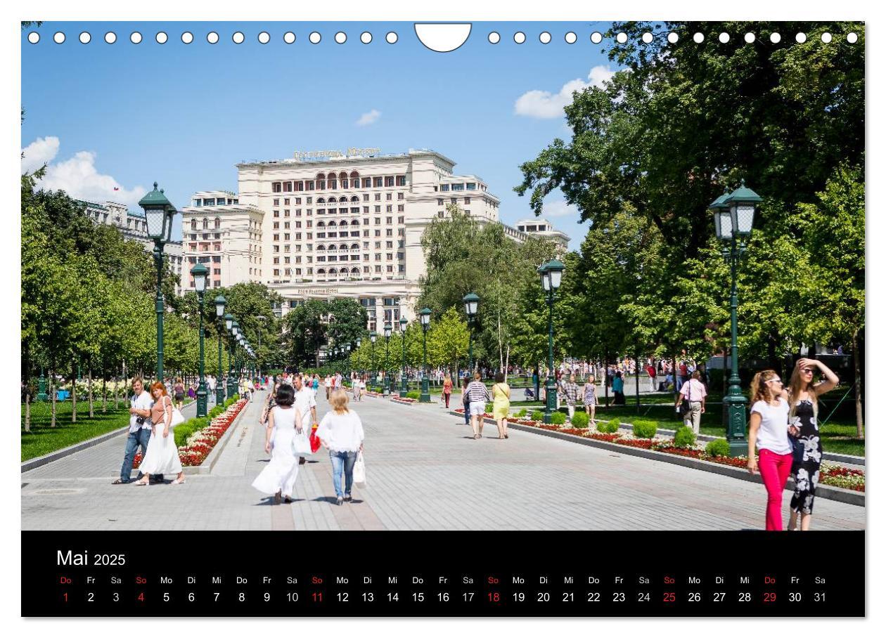 Bild: 9783435644537 | Moskau 2025 (Wandkalender 2025 DIN A4 quer), CALVENDO Monatskalender