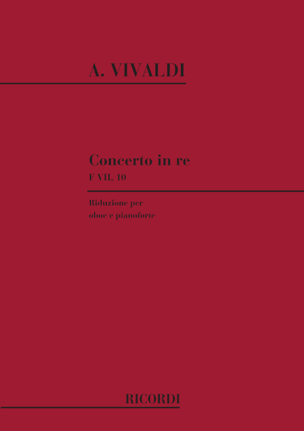 Cover: 9790041314167 | Concerto per Oboe, Archi e BC: In Re Rv 453 | F.Vii-10-Tomo 279 | 1984