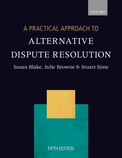 Cover: 9780198823094 | A Practical Approach to Alternative Dispute Resolution | Taschenbuch