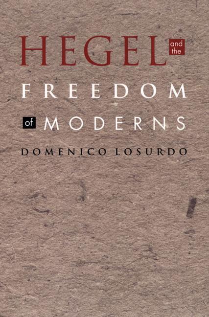 Cover: 9780822332916 | Hegel and the Freedom of Moderns | Domenico Losurdo | Taschenbuch