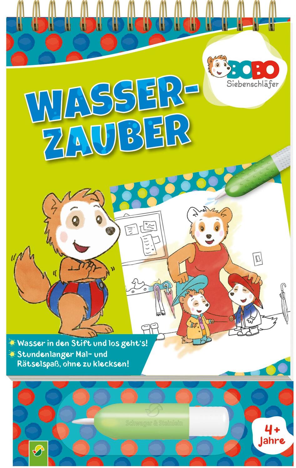 Cover: 9783849943608 | Bobo Siebenschläfer Wasserzauber: Einfach mit Wasser malen! | Buch