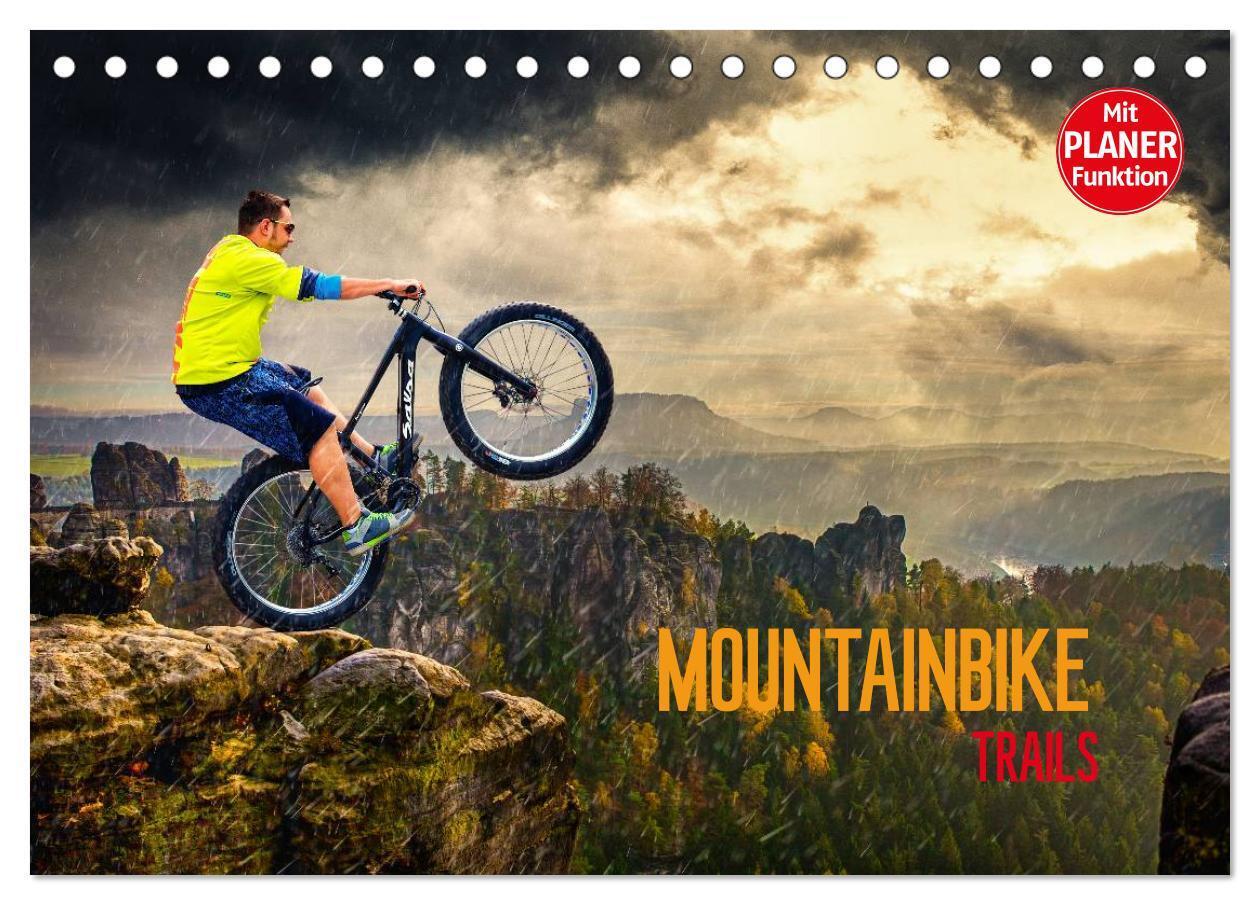Cover: 9783383270420 | Mountainbike Trails (Tischkalender 2024 DIN A5 quer), CALVENDO...