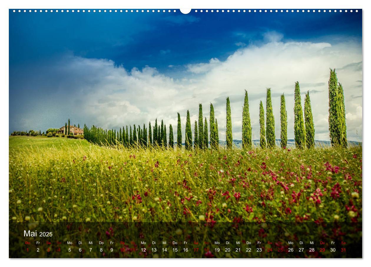 Bild: 9783435370641 | Toskana - spür den Sommer (Wandkalender 2025 DIN A2 quer), CALVENDO...