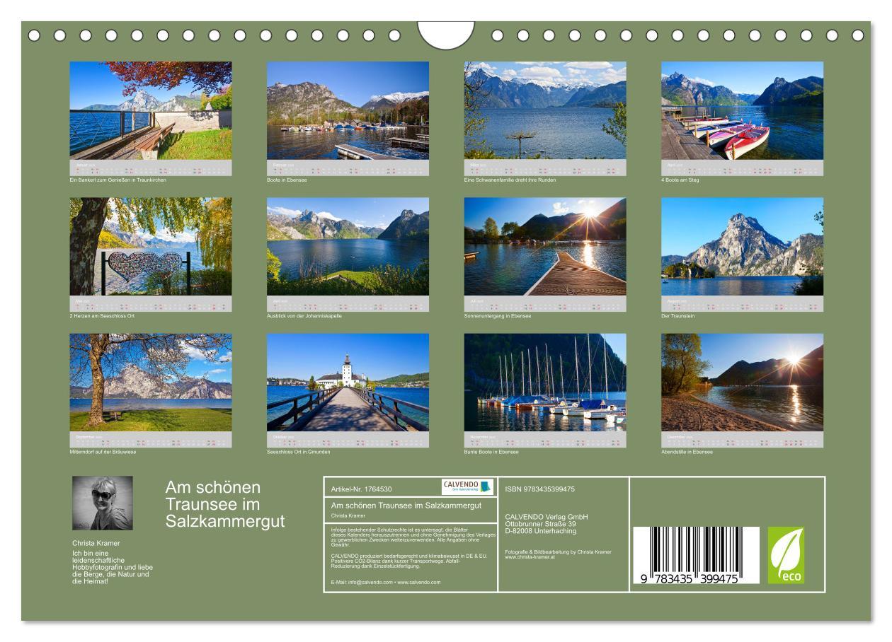 Bild: 9783435399475 | Am schönen Traunsee im Salzkammergut (Wandkalender 2025 DIN A4...