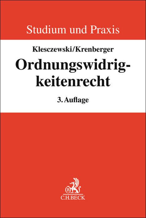 Cover: 9783406778582 | Ordnungswidrigkeitenrecht | Diethelm Klesczewski (u. a.) | Taschenbuch