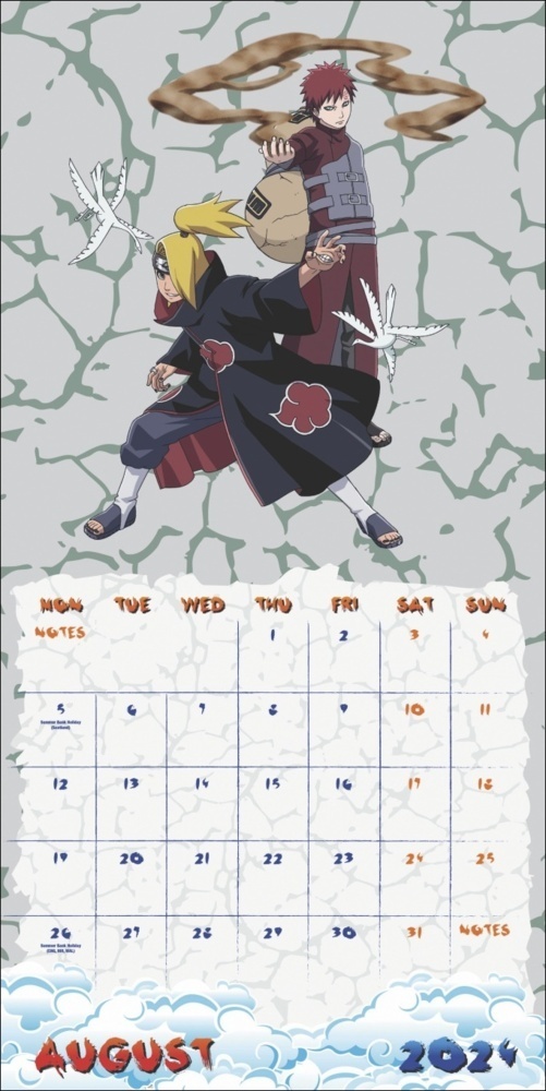 Bild: 9783840196546 | Naruto Broschurkalender 2024. Terminkalender mit Platz für Notizen...