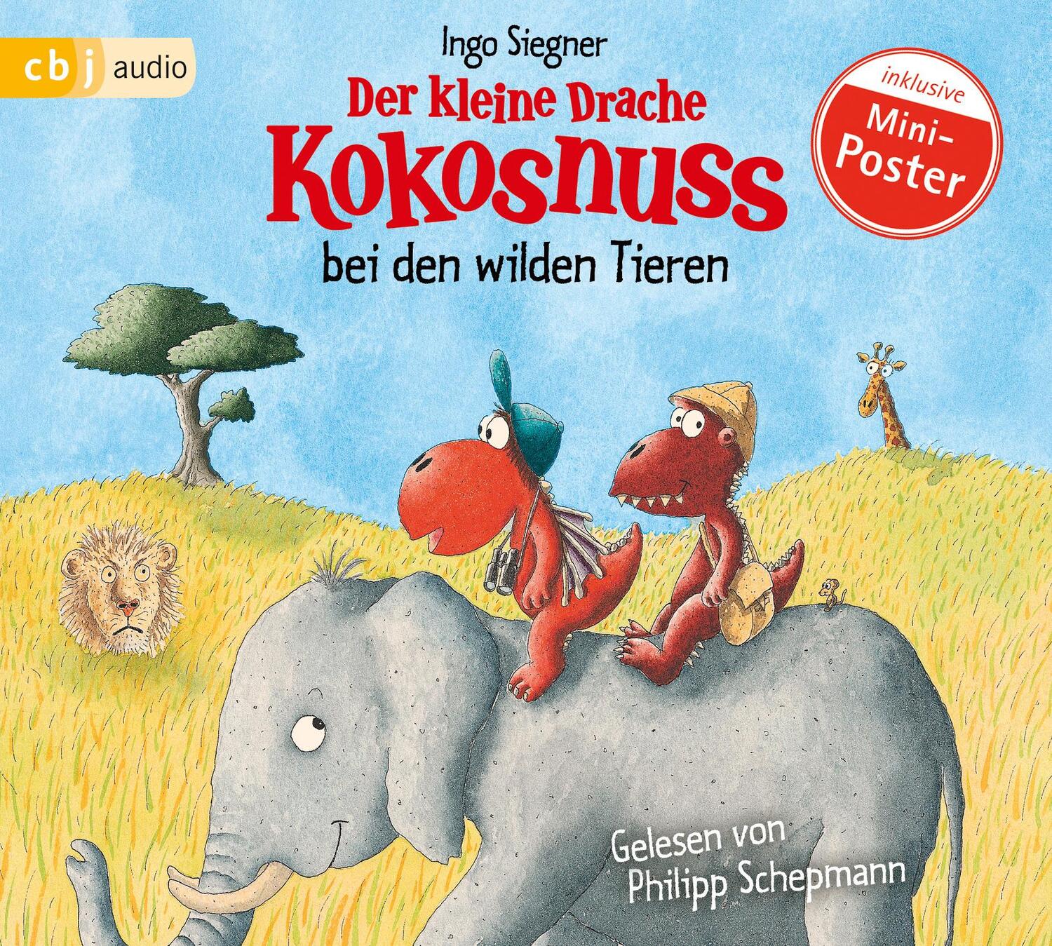 Cover: 9783837138375 | Der kleine Drache Kokosnuss bei den wilden Tieren | Ingo Siegner | CD