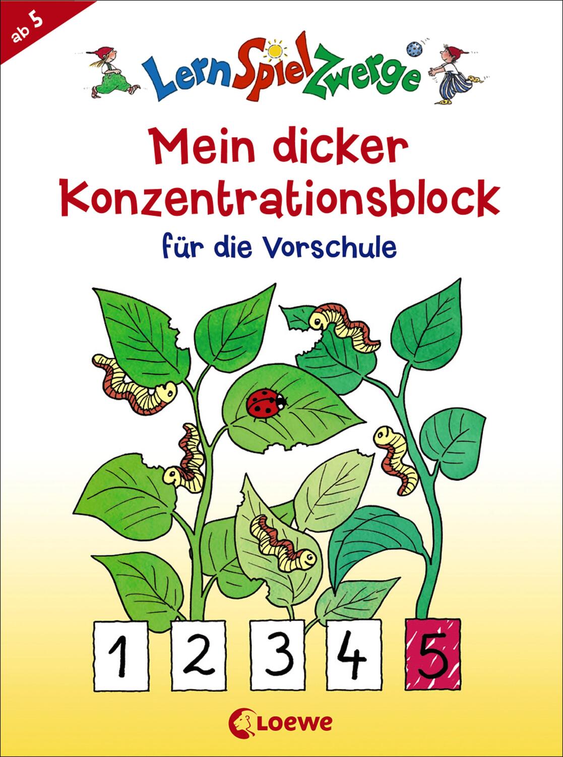 Cover: 9783785587300 | LernSpielZwerge - Mein dicker Konzentrationsblock für die Vorschule