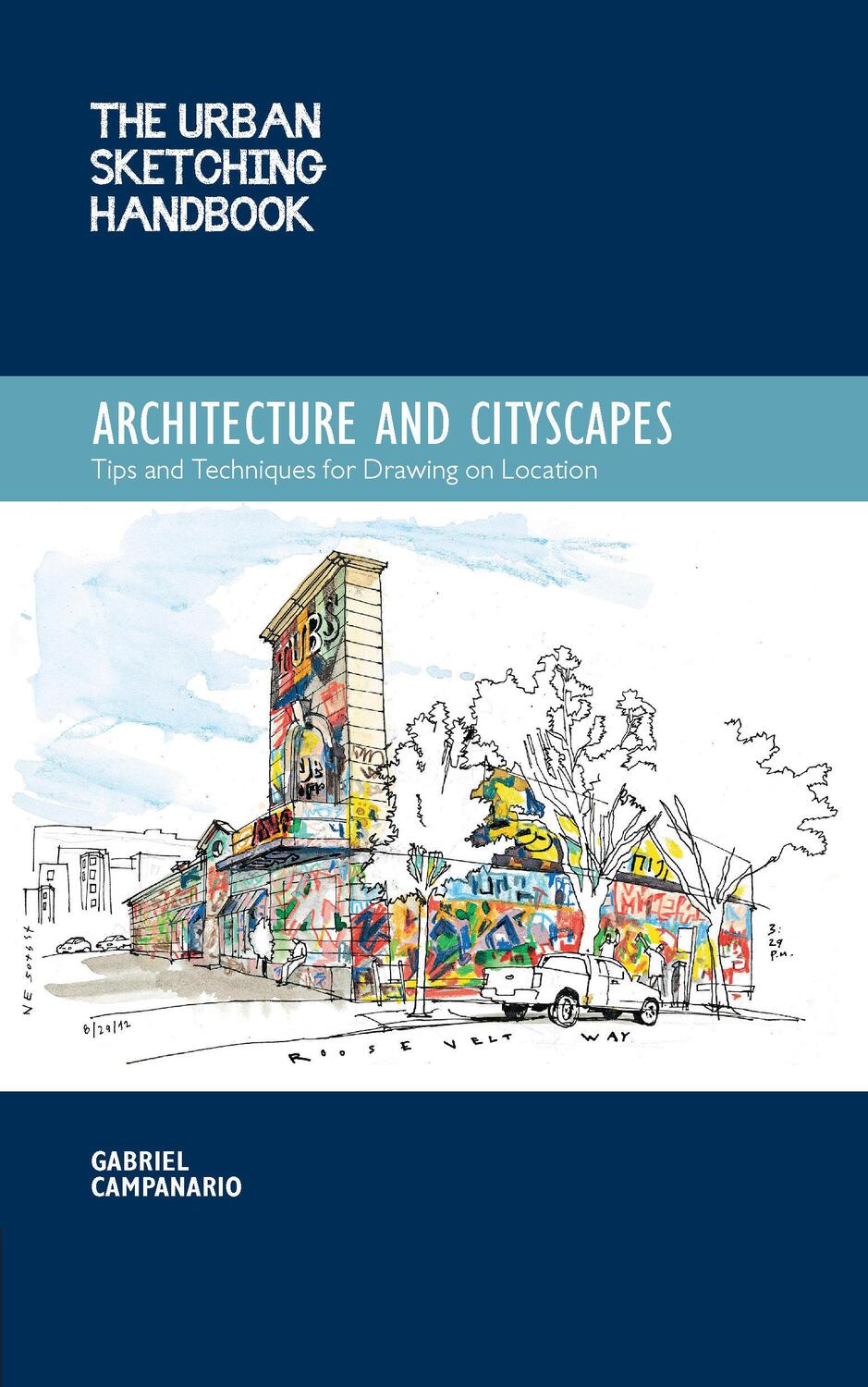 Cover: 9781592539611 | The Urban Sketching Handbook Architecture and Cityscapes | Campanario