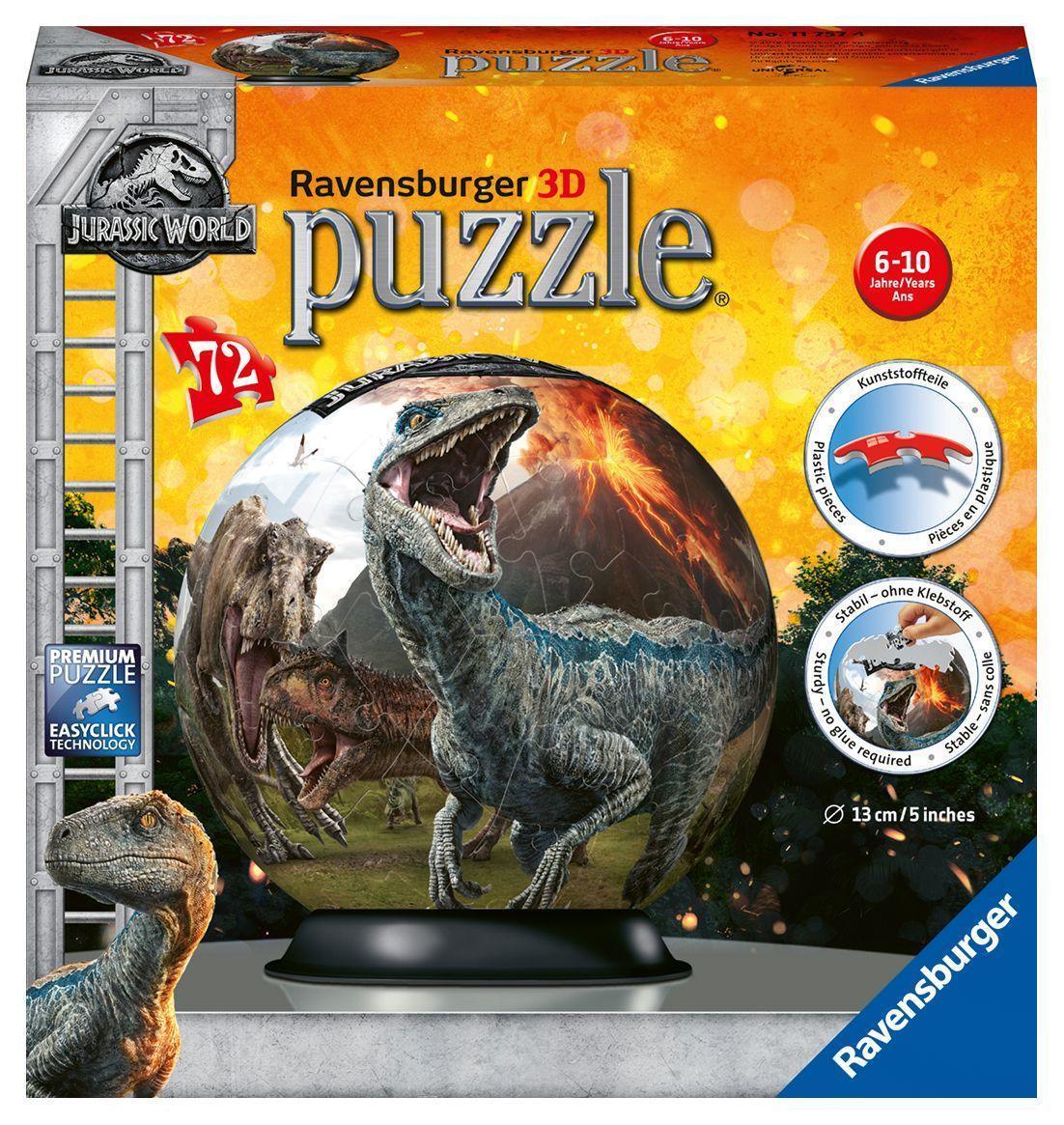 Cover: 4005556117574 | Ravensburger 3D Puzzle 11757 - Puzzle-Ball Jurassic World -...