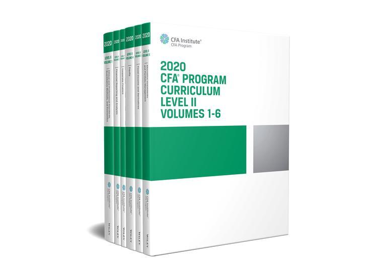 Cover: 9781946442956 | CFA Program Curriculum 2020 Level II, Volumes 1-6 Box Set | Institute