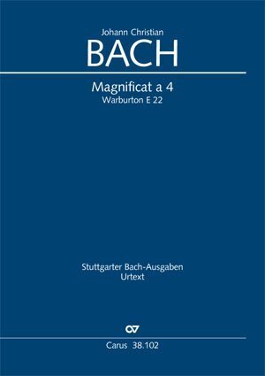 Cover: 9790007137496 | Magnificat a 4 (Klavierauszug) | Warb E 22 | Johann Christian Bach