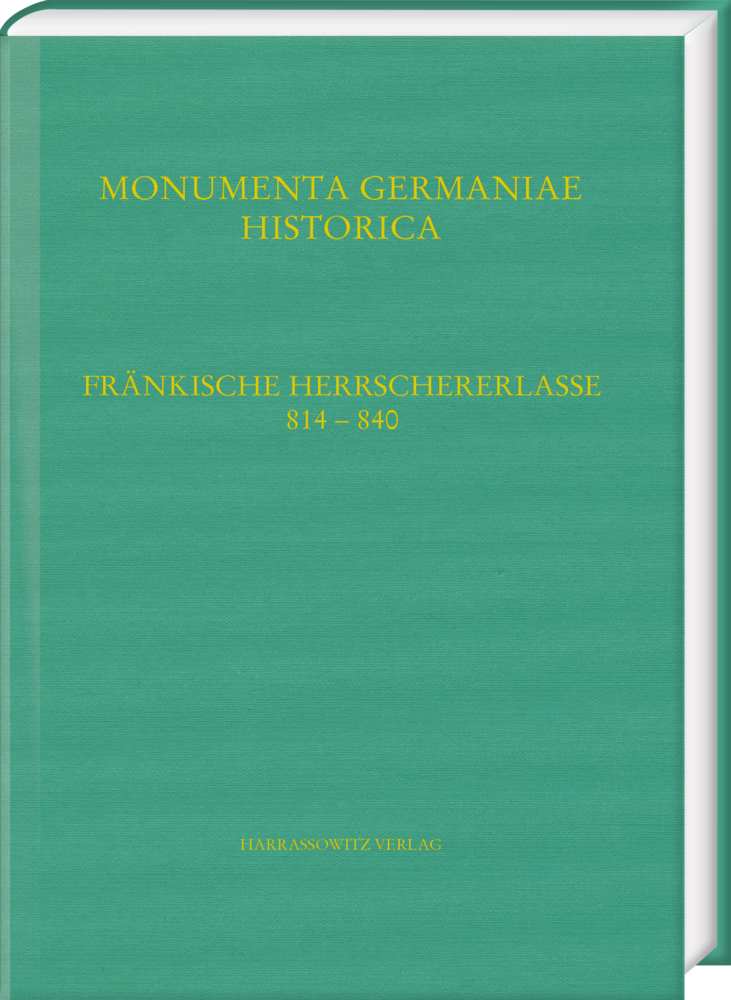 Cover: 9783447119795 | Fränkische Herrschererlasse (814-840). (Capitularia regum Francorum...