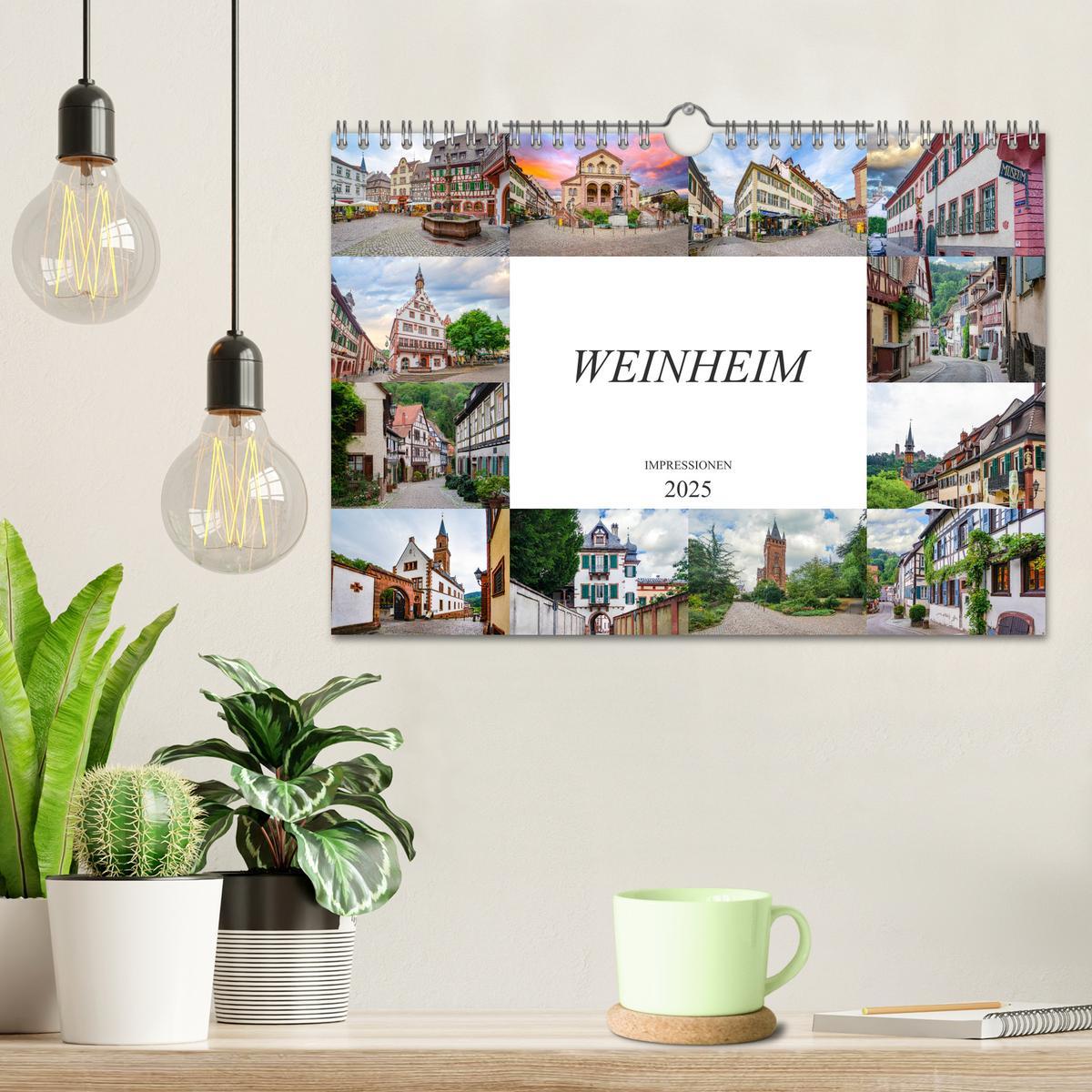 Bild: 9783435195688 | Weinheim Impressionen (Wandkalender 2025 DIN A4 quer), CALVENDO...