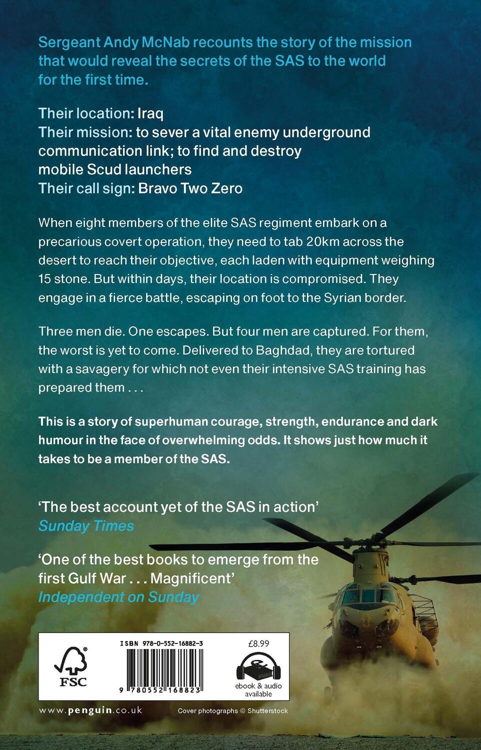 Rückseite: 9780552168823 | Bravo Two Zero - 20th Anniversary Edition | The original SAS story