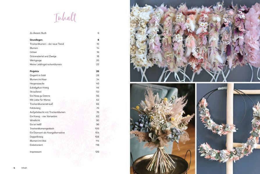 Bild: 9783838838014 | Trockenblumen und Floral Hoops | Blumige DIY-Interieur-Ideen | Jost