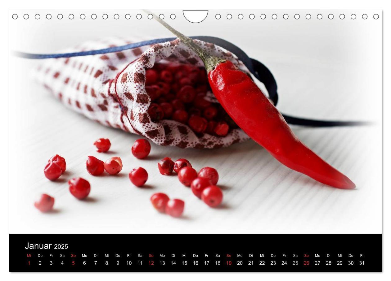 Bild: 9783435824335 | Hot Chili Küchen Kalender (Wandkalender 2025 DIN A4 quer), CALVENDO...