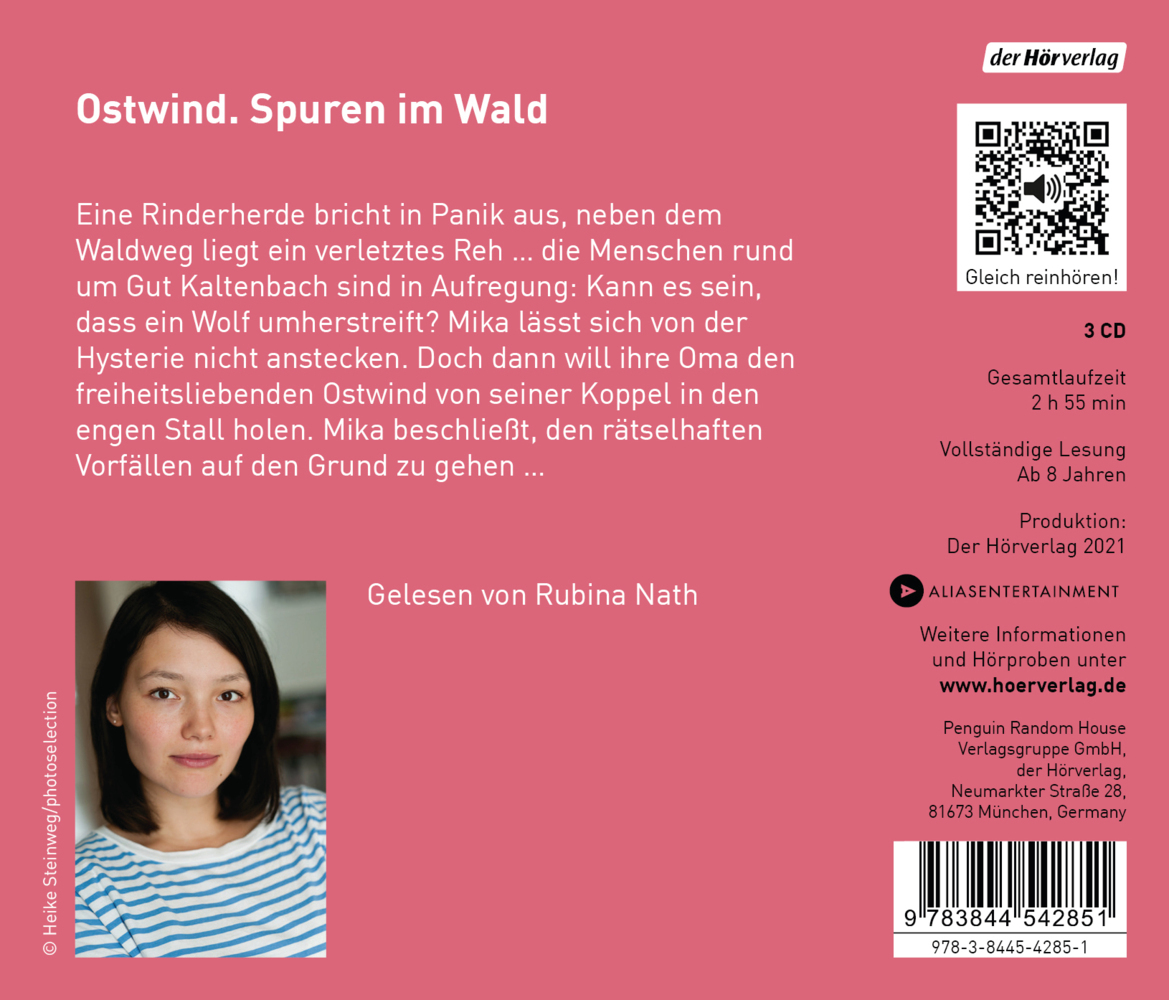 Bild: 9783844542851 | Ostwind - Spuren im Wald, 3 Audio-CD | Ostwind Abenteuerreihe 2 | CD