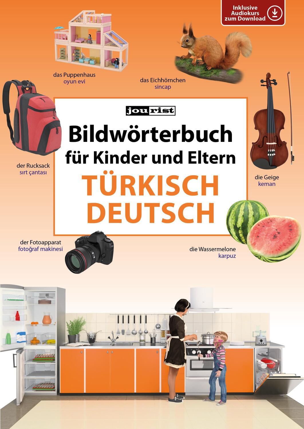 Cover: 9783898947169 | Bildwörterbuch für Kinder und Eltern Türkisch-Deutsch | Igor Jourist