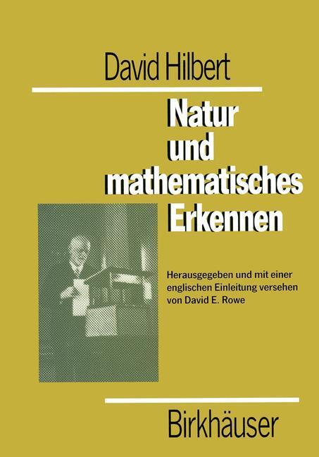 Cover: 9783034897105 | David Hilbert Natur und mathematisches Erkennen | D. E. Rowe | Buch