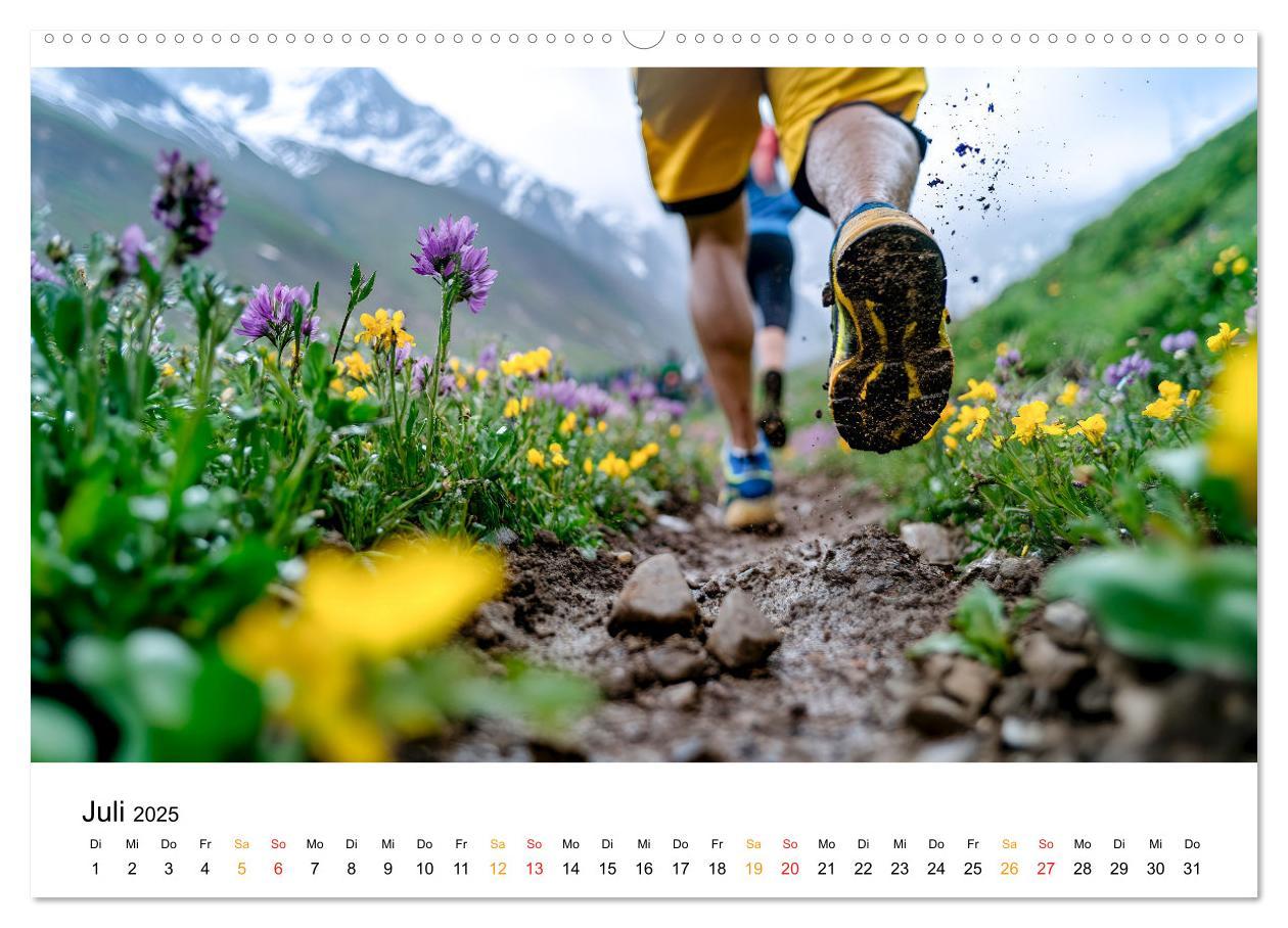 Bild: 9783457234693 | Trailrunning Power (Wandkalender 2025 DIN A2 quer), CALVENDO...