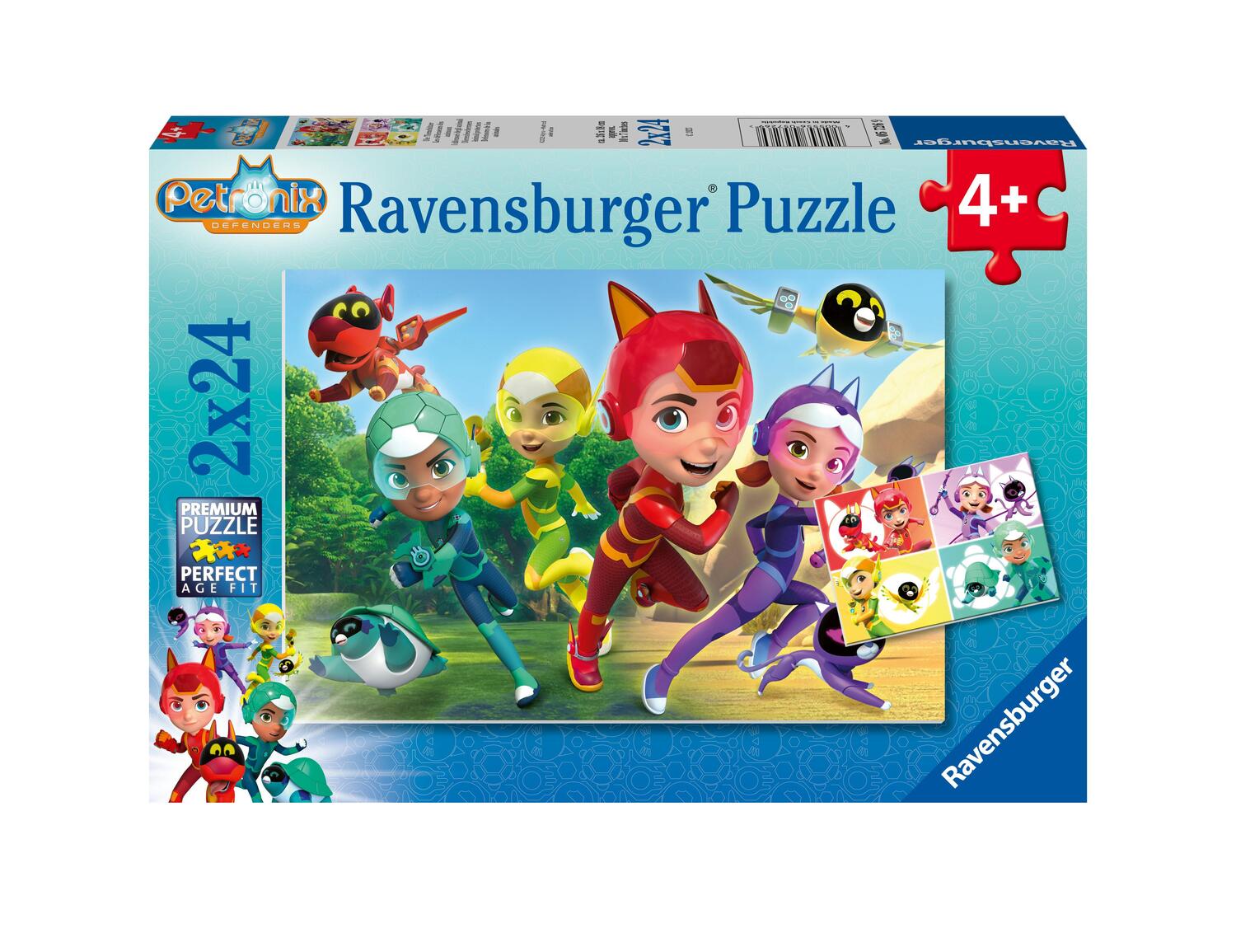 Cover: 4005556057269 | Ravensburger Kinderpuzzle 05726 - Die Tierschützer - 2x24 Teile...