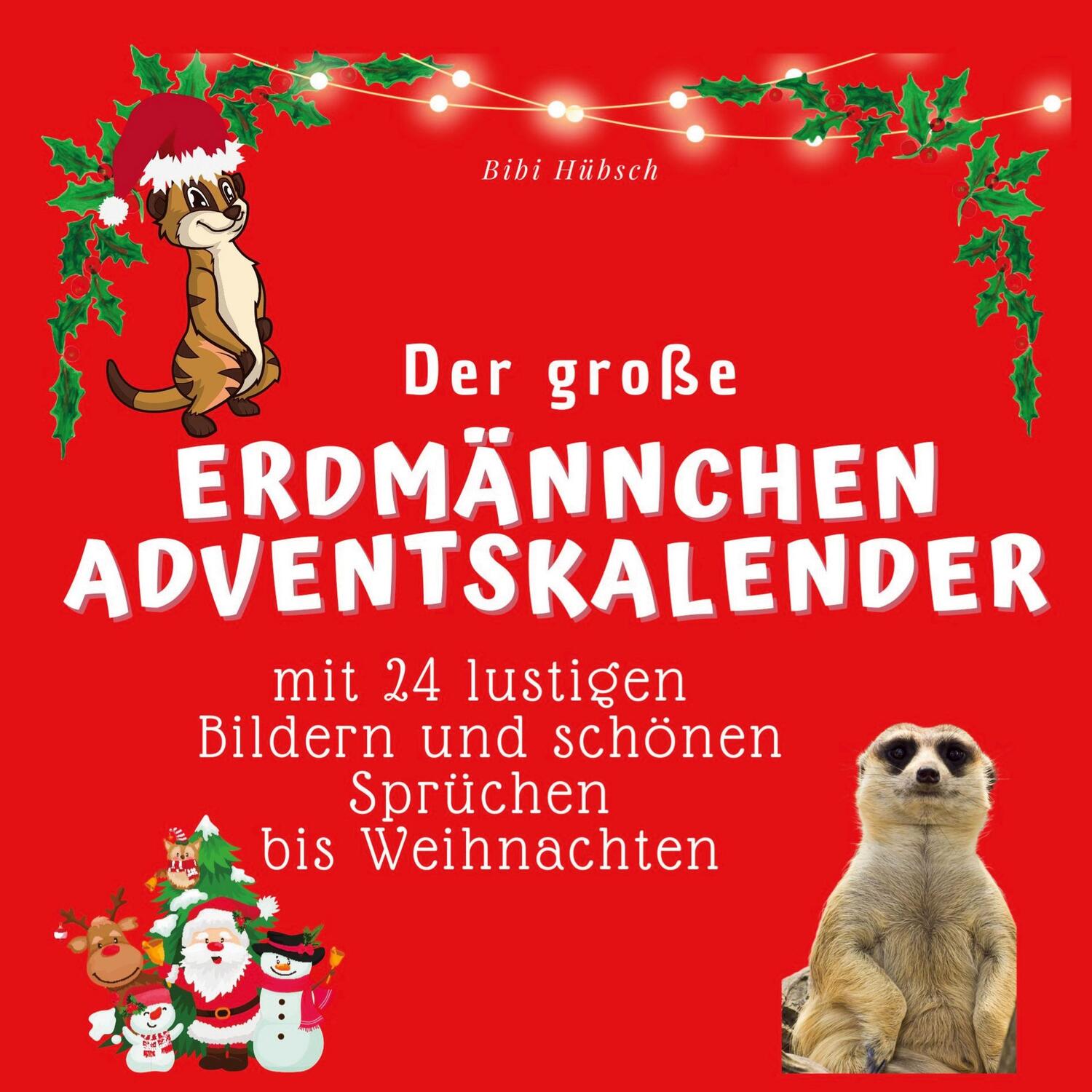Cover: 9783750526068 | Der grosse Erdmännchen-Adventskalender | Bibi Hübsch | Taschenbuch