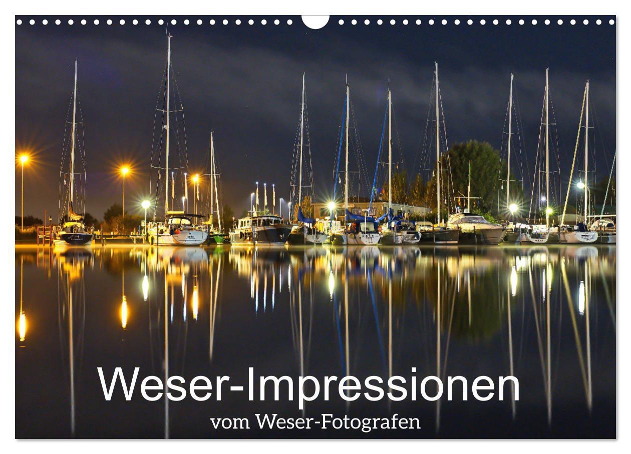 Cover: 9783457160206 | Weser-Impressionen (Wandkalender 2025 DIN A3 quer), CALVENDO...