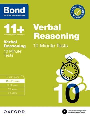 Cover: 9780192778420 | Bond 11+: Bond 11+ 10 Minute Tests Verbal Reasoning 10-11 years:...